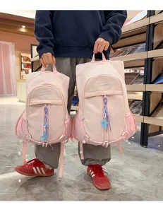 Candy color minimalist sports backpack with large capacity for travel and outdoor daily use.