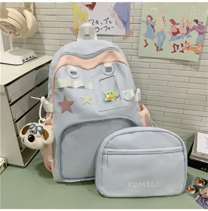 Japanischer Stil Ins Studenten Rucksack grosse Kapazitaet transparente Ita Tasche