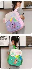 Kinder Dinosaurier Cartoon Schulranzen süßer Kindergarten Rucksack große Kapazität Jungen