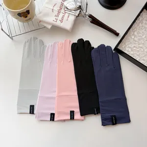 Eis seide Sonnenschutz Handschuhe Damen Sommer UV-Schutz lange Fahrhandschuhe.