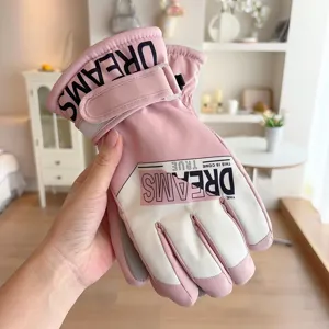 Xeimerina Zesta Gantia Ski Anemofracto Thermiko Fleece Pachymeno Ypaithrio Podilasia Gantia Gia Andromyna