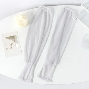 Women Summer Floral Lace Sun Protection Sleeves Breathable Cooling Outdoor Driving Ice Sleeves
