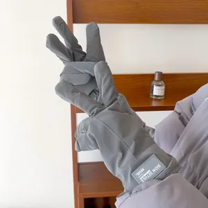 Guantes de invierno hombre cortavientos termicos tactiles forro polar grueso ciclismo