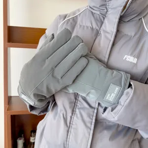 Guantes de invierno para hombre calientes y cortavientos guantes termicos de forro polar grueso