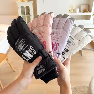 Thickened winter ski gloves couple windproof waterproof outdoor sports cycling warm gear