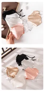 Mulberry silk face mask breathable sun protection 3d washable reusable comfortable outdoor