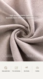 Autumn winter imitation cashmere scarf fabric detail, gradient color design, soft warm.