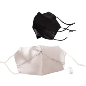 Mulberry silk face mask 3D breathable UV protection anti-dust adjustable reusable masks