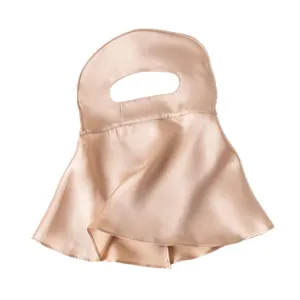 Mulberry silk sun protection face mask full face neck cover uv protection adjustable facekini