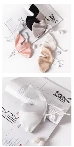 Detailed view of summer silk sun protection face mask, full face and neck cover for cycling.