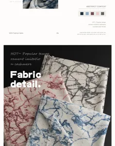 Autumn winter women imitation cashmere scarf, elegant abstract marble print warm shawl, soft.