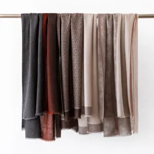 Winter Warm Cashmere Scarf For Women Men Spliced Plaid Fashion Shawl Soft Classic Long Neck Scarf Wrap Gift