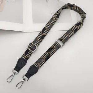 Vervangende tasriem 2.5cm breed verstelbare schouderriem crossbody met metalen gespen.