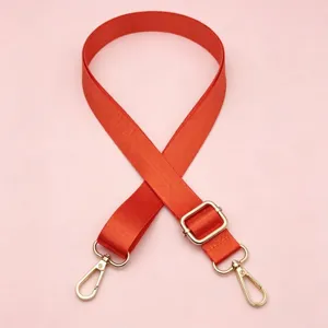 Effen kleur nylon tasriem 2.5cm verstelbare crossbody vervangingsriem voor handtassen