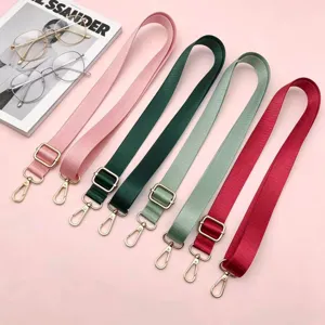 Effen Kleur Nylon Tasriem Verstelbare Schouderriem Vervanging Minimalistisch Handtas Accessoires