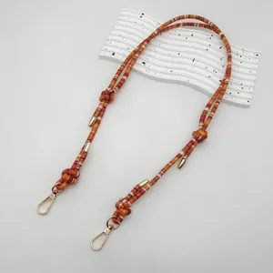 Colorful beaded replacement bag strap retro ethnic style shoulder crossbody phone lanyard accessory