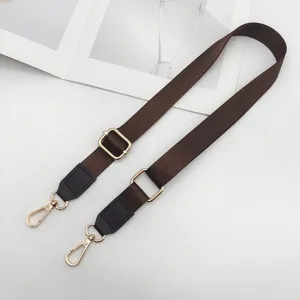 Bruine nylon schouderriem vervanging voor dames handtas verstelbare crossbody tas accessoire