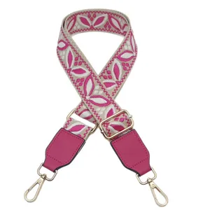 Ampia tracolla di ricambio per borsa 3.8cm regolabile colorata con design intrecciato