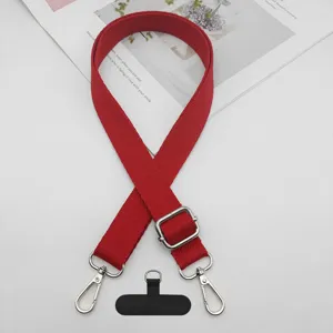 Correa cruzada ajustable de color sólido para teléfono móvil, correa de repuesto.