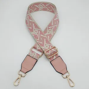 Εθνοτικό vintage jacquard λουράκι τσάντας αντικατάστασης ρυθμιζόμενο χιαστί μακρύ