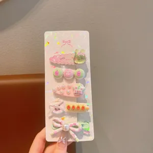 Set carino mollette per capelli bambini forcine cartoni animati accessori styling giornalieri