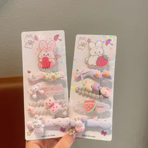 Set di fermagli per capelli per bambini simpatici accessori per capelli di perle
