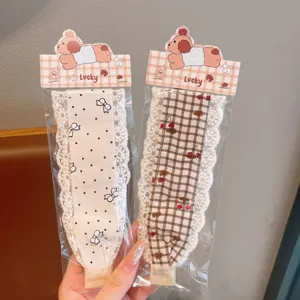 Detailansicht süßes spitzen breites stirnband haarband für damen kinder pony styling accessoires.