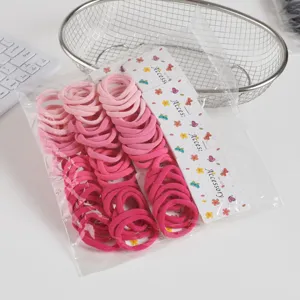 Seamless high elastic hair ties set for kids and adults, daily hair styling accessories.