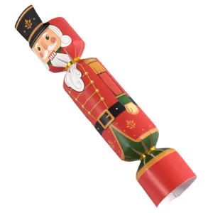 Christmas nutcracker themed decorative paper cracker candy gift box for holiday party favors