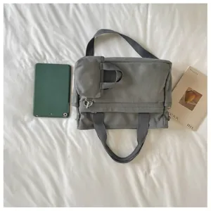 Sac à bandoulière en toile polyvalente décontracté coréen sac à main élégant pour femme
