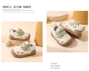 Chaussures bebe confortables semelle souple baskets decontractees dessin anime