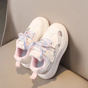 Kids casual sneakers with cute fish pattern, soft sole and colorful laces for daily wear.