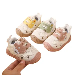 Chaussures premier pas bébé semelle souple ours mignon baskets antidérapantes