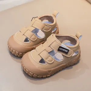 Toddler baby sandals soft-bottom breathable cutout design comfortable infant shoes