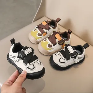 Kinderen Peuter Casual Board Schoenen Herfst Ademend Mesh Zachte Zool Klittenband Sneakers Kinderen Wandelschoenen