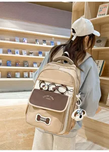 Großkapazität mehrschichtiger Rucksack für Damen Schulranzen modischer Freizeitrucksack