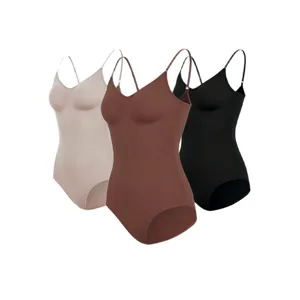 Women seamless shapewear bodysuit tummy control body shaper set in multiple colors