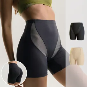 Pantaloncini yoga vita alta modellante pancia push up senza cuciture sportivi donna