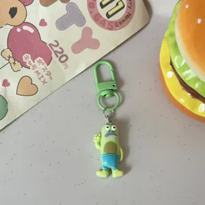 Cute cartoon funny fish keychain pendant stylish bag accessory quirky gift for bestie