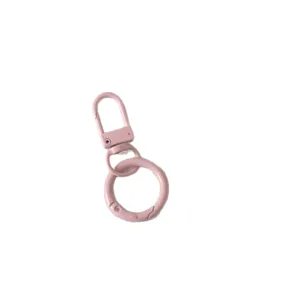 Set moschettone a molla in metallo rosa accessori per portachiavi DIY artigianato