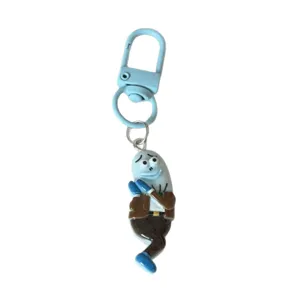 Cute cartoon quirky fish keychain pendant, creative bag accessory and lovely gift option.