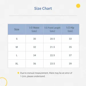 Guide des tailles pour culottes en dentelle et soie glacée, hanches, taille et longueur.