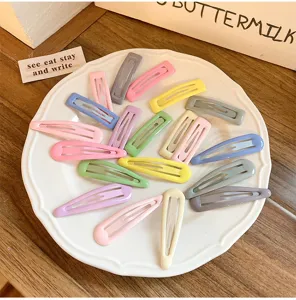 Set de horquillas para el pelo macaron coloridas para ninos y ninas, accesorios lindos.