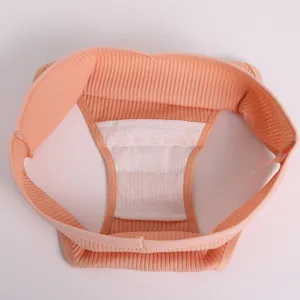 Women's seamless ribbed solid color comfortable daily wear low waist briefs detail view