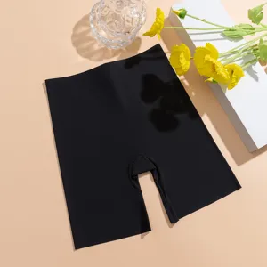 Short de securite noir femme sous-vetement confort sans couture respirante vue detaillee