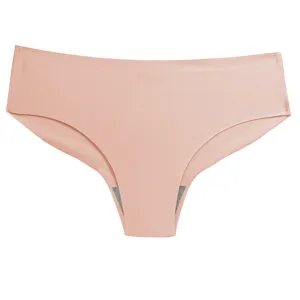 Women's seamless ice silk breathable solid color comfortable underwear detail view