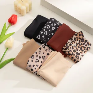 Culottes boxer sans coutures taille mi-haute femme cœur léopard multipack vue principale