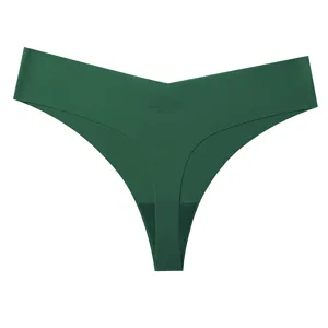 Donna perizoma seamless seta di ghiaccio vita bassa sexy intimo invisibile slip string