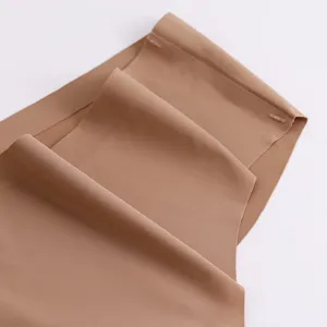 Close-up detail of women's seamless ice silk panty fabric showing smooth breathable texture.