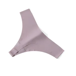 Tanga donna seamless in seta di ghiaccio vita bassa traspirante intimo leggero giornaliero